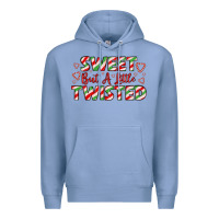 Colony Blue sweet but a little twisted Premium Hoodie - LillyAllenDesigns