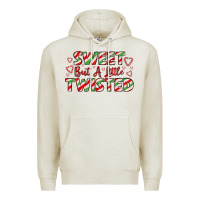 Oatmeal Heather sweet but a little twisted Premium Hoodie - LillyAllenDesigns