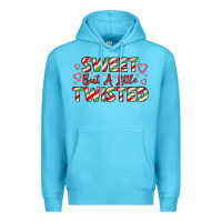 Ocean Blue sweet but a little twisted Premium Hoodie - LillyAllenDesigns