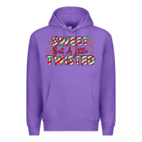 Purple sweet but a little twisted Premium Hoodie - LillyAllenDesigns