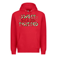Red sweet but a little twisted Premium Hoodie - LillyAllenDesigns