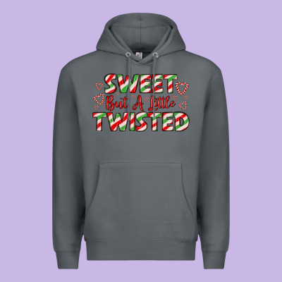 Sweet But A Little Twisted Premium Hoodie Designed By Lillyallendesigns