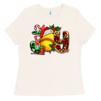 Bone joy with softball Ladies Tee - AdoDesignShop