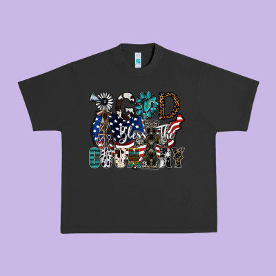 God Bless The Country Urban Heavy Tee Designed By Sublimationcraftshop