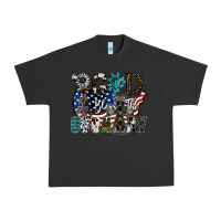 Pigment Black god bless the country Urban Heavy Tee - SublimationCraftShop