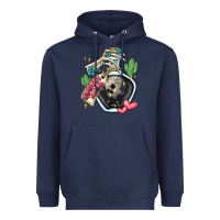 Navy cowboy tears Heavyweight Hoodie - MaliasSmallBusiness