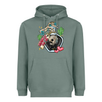 Sage cowboy tears Heavyweight Hoodie - MaliasSmallBusiness