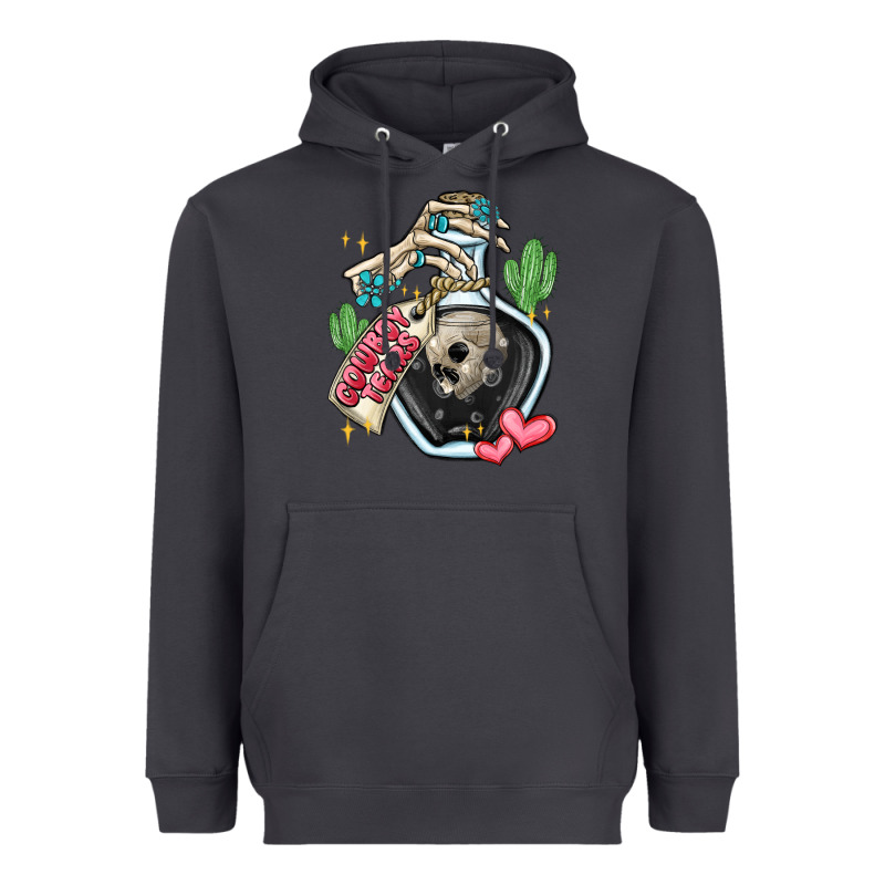 Cowboy Tears Heavyweight Hoodie by MaliasSmallBusiness | Teevron