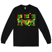 Black juneteenth mom Long Sleeve Tee - AdoDesignShop