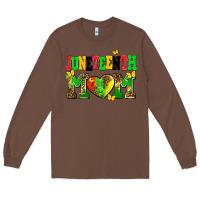 Chestnut juneteenth mom Long Sleeve Tee - AdoDesignShop