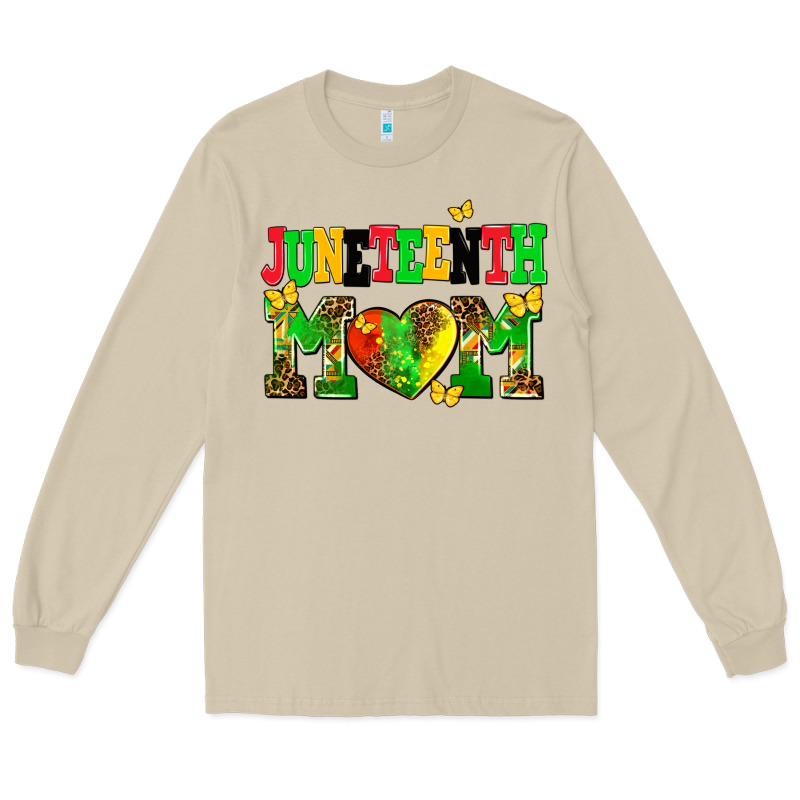 Juneteenth Mom Long Sleeve Tee by AdoDesignShop | Teevron