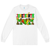 White juneteenth mom Long Sleeve Tee - AdoDesignShop