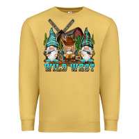 Antique Gold wild west gnomies Premium Sweatshirt - NancyCooperArtShop