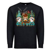 Black wild west gnomies Premium Sweatshirt - NancyCooperArtShop