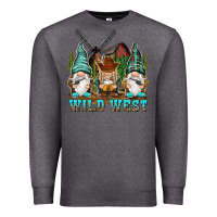 Charcoal Heather wild west gnomies Premium Sweatshirt - NancyCooperArtShop
