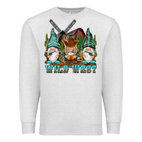 Oatmeal Heather wild west gnomies Premium Sweatshirt - NancyCooperArtShop