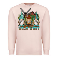 Pale Pink wild west gnomies Premium Sweatshirt - NancyCooperArtShop