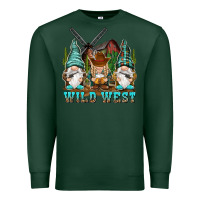 Sports Green wild west gnomies Premium Sweatshirt - NancyCooperArtShop