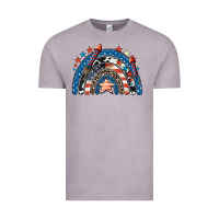 Vintage Zinc American rainbow 4th of july Vintage Tee - CowGirlArtShop