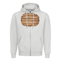 Dove Grey wood and leopard background 3200x2400 Zipper Hoodie - AdoDesignShop