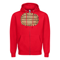 Red wood and leopard background 3200x2400 Zipper Hoodie - AdoDesignShop