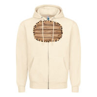 Sandshell wood and leopard background 3200x2400 Zipper Hoodie - AdoDesignShop