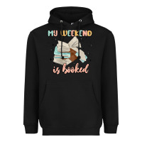 Black my weekend is booked Heavyweight Hoodie - MaliasSmallBusiness