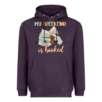 Plum my weekend is booked Heavyweight Hoodie - MaliasSmallBusiness