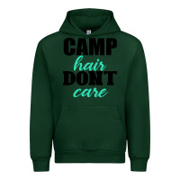 Forest Green Camp Hair Don't Care Black Urban Hoodie - Bettercallsaul
