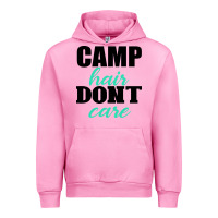 Fuchsia Pink Camp Hair Don't Care Black Urban Hoodie - Bettercallsaul
