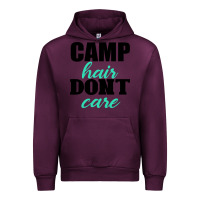 Mauve Wine Camp Hair Don't Care Black Urban Hoodie - Bettercallsaul