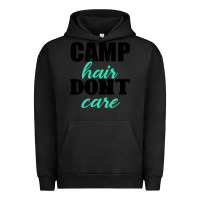 Pigment Black Camp Hair Don't Care Black Urban Hoodie - Bettercallsaul