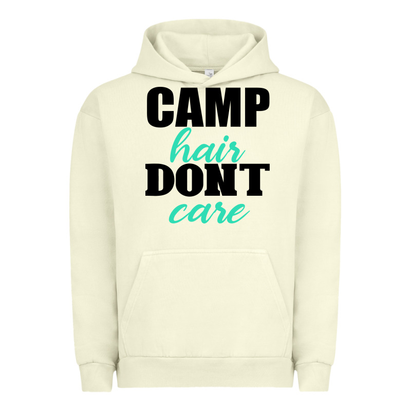 Camp Hair Don't Care Black Urban Hoodie by Bettercallsaul | Teevron