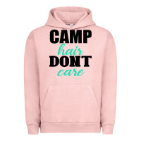 Pigment Salmon Camp Hair Don't Care Black Urban Hoodie - Bettercallsaul