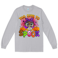 Moon Dust too cute to spook with owl Long Sleeve Tee - Artiststas