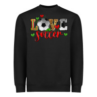 Black love soccer Heavyweight Sweatshirt - Zillion Design Studio