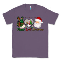 Lavender peace love christmas Classic Tee - BundleAndBundleShop
