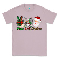 Lilac peace love christmas Classic Tee - BundleAndBundleShop