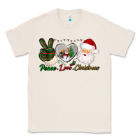 Natural peace love christmas Classic Tee - BundleAndBundleShop