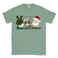 Sage peace love christmas Classic Tee - BundleAndBundleShop