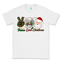 White peace love christmas Classic Tee - BundleAndBundleShop
