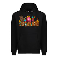 Black cowgirl Premium Hoodie - LillyAllenDesigns