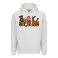 Dove Grey cowgirl Premium Hoodie - LillyAllenDesigns