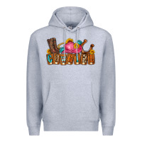 Heather Grey cowgirl Premium Hoodie - LillyAllenDesigns
