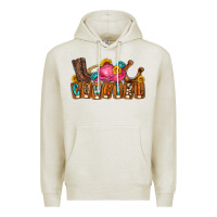 Oatmeal Heather cowgirl Premium Hoodie - LillyAllenDesigns
