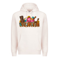 Pale Pink cowgirl Premium Hoodie - LillyAllenDesigns