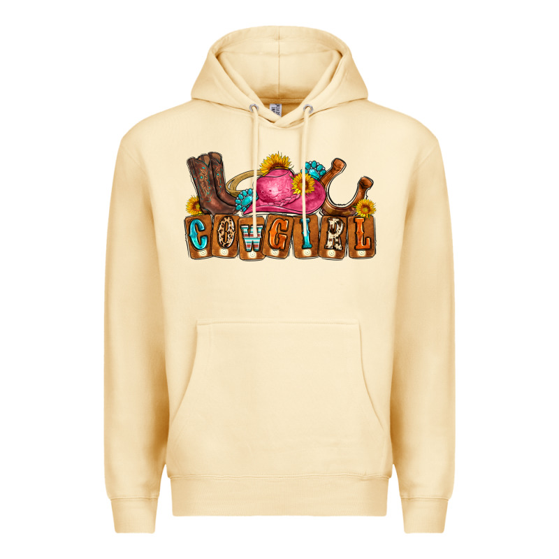 Cowgirl Premium Hoodie by LillyAllenDesigns | Teevron