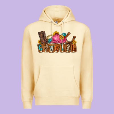 Cowgirl Premium Hoodie Designed By Lillyallendesigns