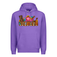 Purple cowgirl Premium Hoodie - LillyAllenDesigns