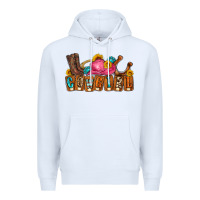 White cowgirl Premium Hoodie - LillyAllenDesigns
